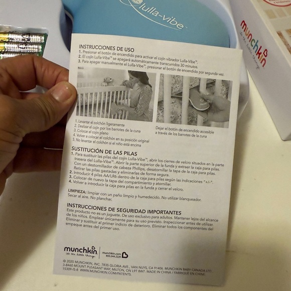 Munchkin Lulla-Vibe Vibrating Pad brand new - Picture 8 of 9